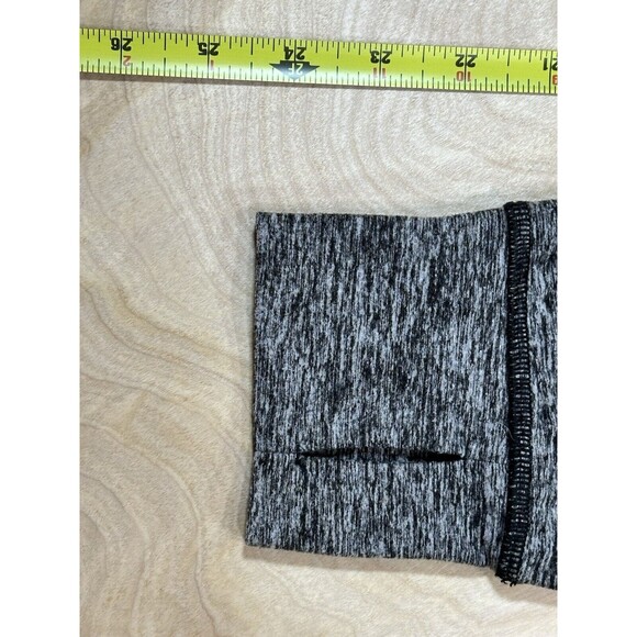 Lululemon Ready to Rulu Fleece Pullover Heathered Black Funnel Neck Size 10 - Picture 8 of 10